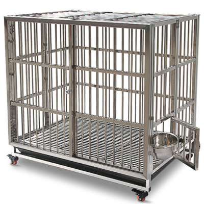 Pet cages dog cage stainless steel commercial dog kennels pet cages carriers houses dog